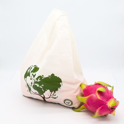 AISUN カスタマイズ 印刷 直接 工場販売 100% 生物分解 PLA PBAT スーパーマーケット用のコンポスタブル ショッピングバッグ