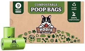 環境に優しい100%生物分解可能 堆肥可能 卸売 ペット用 糞袋 犬用ゴミ袋 持続可能なOEMロゴ 15ミクロンBPIを受け入れる