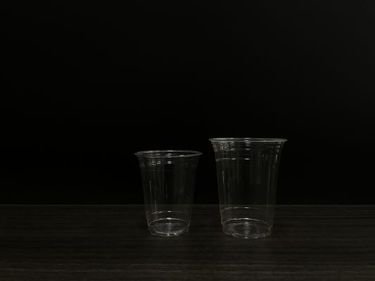持ち帰り可用プラスチック ビールカップ プラカップ 冷たい飲み物 ミルクティー カスタマイズ 12 16 21オンス 生物分解可能なカップ