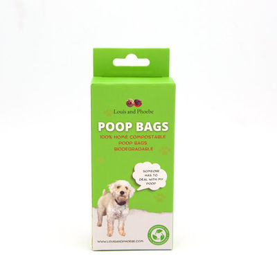 生物分解性 堆肥性 犬用糞袋 緑色OEM