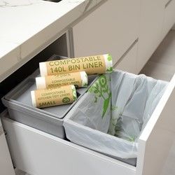 環境に優しいゴミ袋 堆肥袋 キッチンゴミ収集