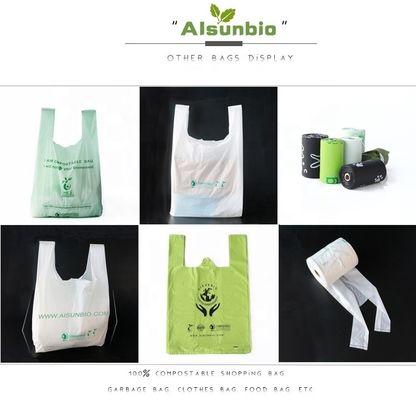 生物分解性100%のゴミ箱袋 堆肥性ゴミ箱 PLA PBAT