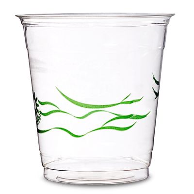 100% 生物分解性 カフェカップ アイスクリーム用 透明なプラスチック
