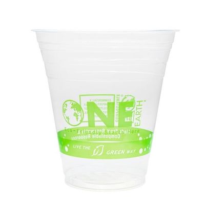 透明なコーヒー 生物分解性 PLAカップ 7oz/9oz/10oz 使い捨て