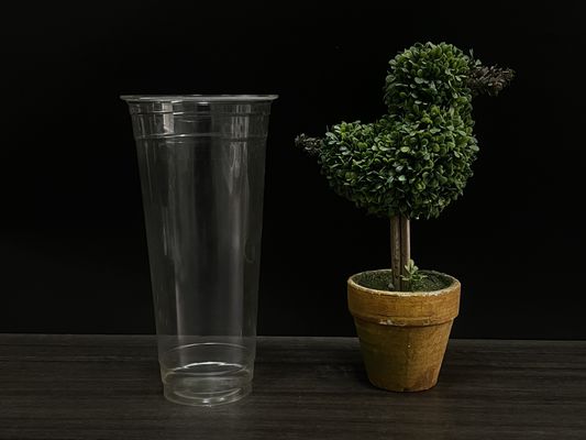 OEM 透明 持続可能なコーヒーカップ バイオプラスチックカップ 卸売